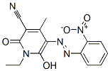 1-ethyl-1,2-dihydro-6-hydroxy-4-methyl-5-[(2-nitrophenyl)azo]-2-oxonicotinonitrile CAS#: 49744-25-4