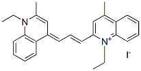 1-ethyl-2-[3-(1-ethyl-2-methyl-4(1H)-quinolylidene)prop-1-enyl]-4-methylquinolinium iodide CAS#: 52260-69-2