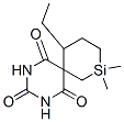 1-ethyl-4,4-dimethyl-8,10-diaza-4-silaspiro[5.5]undecane-7,9,11-trione CAS#: 52-30-2