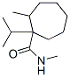 1-isopropyl-N-methyl-2-methylcycloheptanecarboxamide CAS#: 56471-47-7