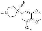 1-methyl-4-(3,4,5-trimethoxyphenyl)piperidine-4-carbonitrile CAS#: 5436-04-4