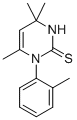 1-(o-Tolyl)-2-thio-4,4,6-trimethyl dihydropyrimidine CAS#: 6268-98-0
