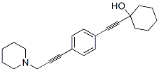 1-[[p-(3-Piperidino-1-propynyl)phenyl]ethynyl]cyclohexanol CAS#: 5076-30-2