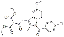 [[1-(p-Chlorobenzoyl)-5-methoxy-2-methyl-1H-indol-3-yl]acetyl]malonic acid diethyl ester CAS#: 57846-34-1