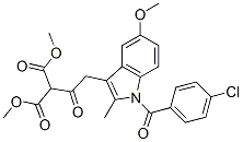 [[1-(p-Chlorobenzoyl)-5-methoxy-2-methyl-1H-indol-3-yl]acetyl]malonic acid dimethyl ester CAS#: 57846-35-2
