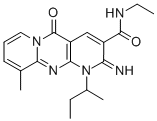 1-sec-butyl-N-ethyl-2-imino-10-methyl-5-oxo-1,5-dihydro-2H-dipyrido[1,2-a:2,3-d]pyrimidine-3-carboxamide CAS#: 510733-37-6