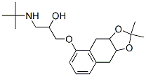 1-(tert-butylamino)-3-[(3a,4,9,9a-tetrahydro-2,2-dimethylnaphtho[2,3-d]-1,3-dioxol-5-yl)oxy]propan-2-ol CAS#: 52187-21-0