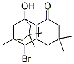 10-Bromo-2,3,5,6,7,8,9,10-octahydro-5-hydroxy-2,2,7,7,9-pentamethyl-5,9-methanobenzocycloocten-4(1H)-one CAS#: 6244-20-8