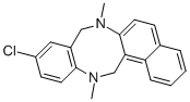 10-CHLORO-7,13-DIMETHYL-7,8,13,14-TETRAHYDROBENZO[F]NAPHTHO[2,1-B][1,5]DIAZOCINE CAS#: 463933-11-1