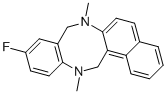 10-FLUORO-7,13-DIMETHYL-7,8,13,14-TETRAHYDROBENZO[F]NAPHTHO[2,1-B][1,5]DIAZOCINE CAS#: 463933-09-7