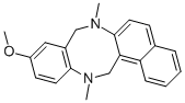 10-METHOXY-7,13-DIMETHYL-7,8,13,14-TETRAHYDROBENZO[F]NAPHTHO[2,1-B][1,5]DIAZOCINE CAS#: 463933-08-6