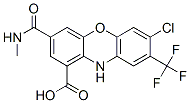 10H-Phenoxazine-1-carboxylic  acid,  7-chloro-3-[(methylamino)carbonyl]-8-(trifluoromethyl)- CAS#: 478298-96-3