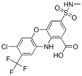 10H-Phenoxazine-1-carboxylic  acid,  7-chloro-3-[(methylamino)sulfonyl]-8-(trifluoromethyl)- CAS#: 478298-95-2