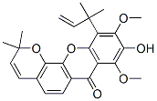 11-(1,1-Dimethyl-2-propenyl)-9-hydroxy-8,10-dimethoxy-2,2-dimethylpyrano[3,2-c]xanthen-7(2H)-one CAS#: 57493-07-9