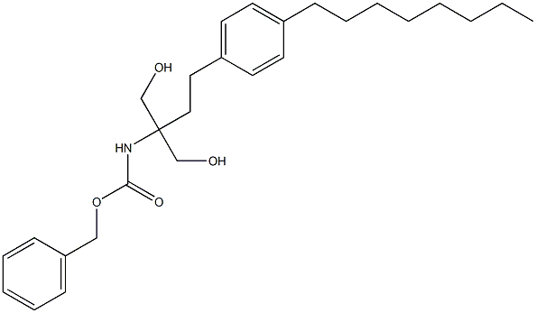 [1,1-Bis(hydroxymethyl)-3-(4-octylphenyl)propyl]carbamic acid Phenylmethyl Ester CAS#: 402616-41-5