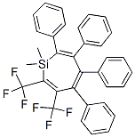 1,1-Dimethyl-2,3,4,5-tetraphenyl-6,7-bis(trifluoromethyl)silacyclohepta-2,4,6-triene CAS#: 56784-29-3