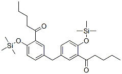 1,1'-[Methylenebis[6-[(trimethylsilyl)oxy]-3,1-phenylene]]bis(1-pentanone) CAS#: 55517-96-9