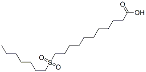 11-heptylsulfonylundecanoic acid CAS#: 5454-92-2
