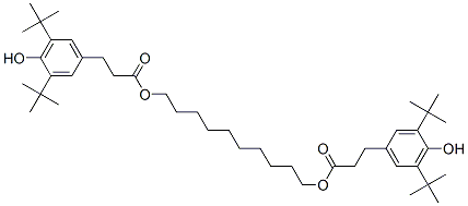 1,10-Decanediol bis[3-(3,5-di-tert-butyl-4-hydroxyphenyl)propionate] CAS#: 54857-07-7