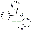 1,1',1''-[1-(Bromomethyl)-2-methoxy-1-methyl-1-ethanyl-2-ylidene]trisbenzene CAS#: 55373-93-8