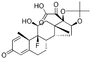 (11,16a)- 9-Fluoro-11-hydroxy-16,17-[(1-methylethylidene)bis(oxy)]-3,20-dioxopregna-1,4-dien-21-oic Acid CAS#: 53962-41-7