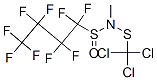 1,1,2,2,3,3,4,4,4-Nonafluoro-N-methyl-N-[(trichloromethyl)thio]-1-butanesulfinamide CAS#: 51735-86-5