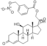 11BETA,17,21-TRIHYDROXY-PREGN-4-ENE-3,20-DIONE METHYL ESTER 3-[(NITROOXY) METHYL]-BENZOIC ACID CAS#: 571186-50-0