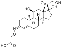 11BETA,17ALPHA,21-TRIHYDROXY-4-PREGNENE-3,20-DIONE 3-[O-CARBOXYMETHYL]OXIME CAS#: 43188-86-9