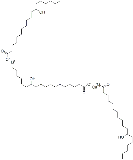 12-hydroxyoctadecanoic acid, calcium lithium salt CAS#: 58478-76-5