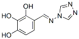 1,2,3-Benzenetriol, 4-[(4H-1,2,4-triazol-4-ylimino)methyl]- (9CI) CAS#: 451519-77-0