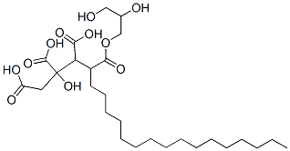 1,2,3-Propanetricarboxylic acid, 2-hydroxy-, ester with 1,2,3-propanetriol monooctadecanoate CAS#: 55840-13-6