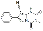 1,2,3,4-Tetrahydro-3-methyl-2,4-dioxo-7-phenylpyrrolo[1,2-a]-1,3,5-triazine-8-carbonitrile CAS#: 54450-42-9