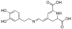 1,2,3,4-Tetrahydro-4-[2-[[2-(3,4-dihydroxyphenyl)ethyl]imino]ethylidene]pyridine-2,6-dicarboxylic acid CAS#: 5375-64-4