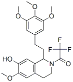 1,2,3,4-Tetrahydro-6-methoxy-2-(trifluoroacetyl)-1-[2-(3,4,5-trimethoxyphenyl)ethyl]-7-isoquinolinol CAS#: 56771-99-4