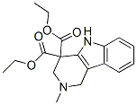 1,2,3,5-Tetrahydro-2-methyl-4H-pyrido[4,3-b]indole-4,4-dicarboxylic acid diethyl ester CAS#: 55145-61-4