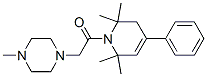1,2,3,6-Tetrahydro-1-[(4-methyl-1-piperazinyl)acetyl]-4-phenyl-2,2,6,6-tetramethylpyridine CAS#: 53725-55-6