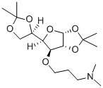 1,2:5,6-DI-O-ISOPROPYLIDENE-3-O-(3-DIMETHYLAMINOPROPYL)-ALPHA-D-GLUCOFURANOSE CAS#: 53914-14-0