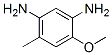 1,3-Benzenediamine,  4-methoxy-6-methyl- CAS#: 5349-76-8
