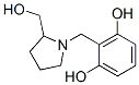 1,3-Benzenediol, 2-[[2-(hydroxymethyl)-1-pyrrolidinyl]methyl]- (9CI) CAS#: 503046-81-9