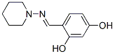 1,3-Benzenediol, 4-[(1-piperidinylimino)methyl]- (9CI) CAS#: 453551-17-2