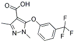 1,3-DIMETHYL-5-[3-(TRIFLUOROMETHYL)PHENOXY]-1H-PYRAZOLE-4-CARBOXYLIC ACID CAS#: 446276-23-9
