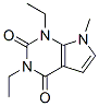 1,3-Diethyl-7-methyl-1H-pyrrolo[2,3-d]pyrimidine-2,4(3H,7H)-dione CAS#: 53681-01-9