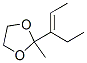 1,3-Dioxolane,  2-(1-ethyl-1-propenyl)-2-methyl-,  (E)-  (9CI) CAS#: 51006-96-3