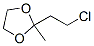 1,3-Dioxolane,  2-(2-chloroethyl)-2-methyl- CAS#: 57398-28-4