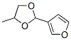 1,3-Dioxolane, 2-(3-furyl)-4-methyl- (8CI) CAS#: 6414-03-5