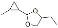 1,3-Dioxolane,  4-ethyl-2-(2-methylcyclopropyl)- CAS#: 473838-34-5