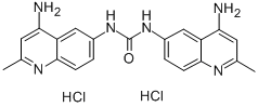 1,3-bis(4-amino-2-methyl-6-quinolyl)urea dihydrochloride CAS#: 5424-37-3