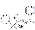 1,3,3-trimethyl-2-[[methyl-(4-methylphenyl)hydrazinylidene]methyl]indol-2-ol CAS#: 55120-60-0