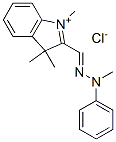 1,3,3-trimethyl-2-[(methylphenylhydrazono)methyl]-3H-indolium chloride CAS#: 55850-01-6