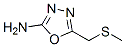 1,3,4-Oxadiazol-2-amine, 5-[(methylthio)methyl]- (9CI) CAS#: 502133-69-9